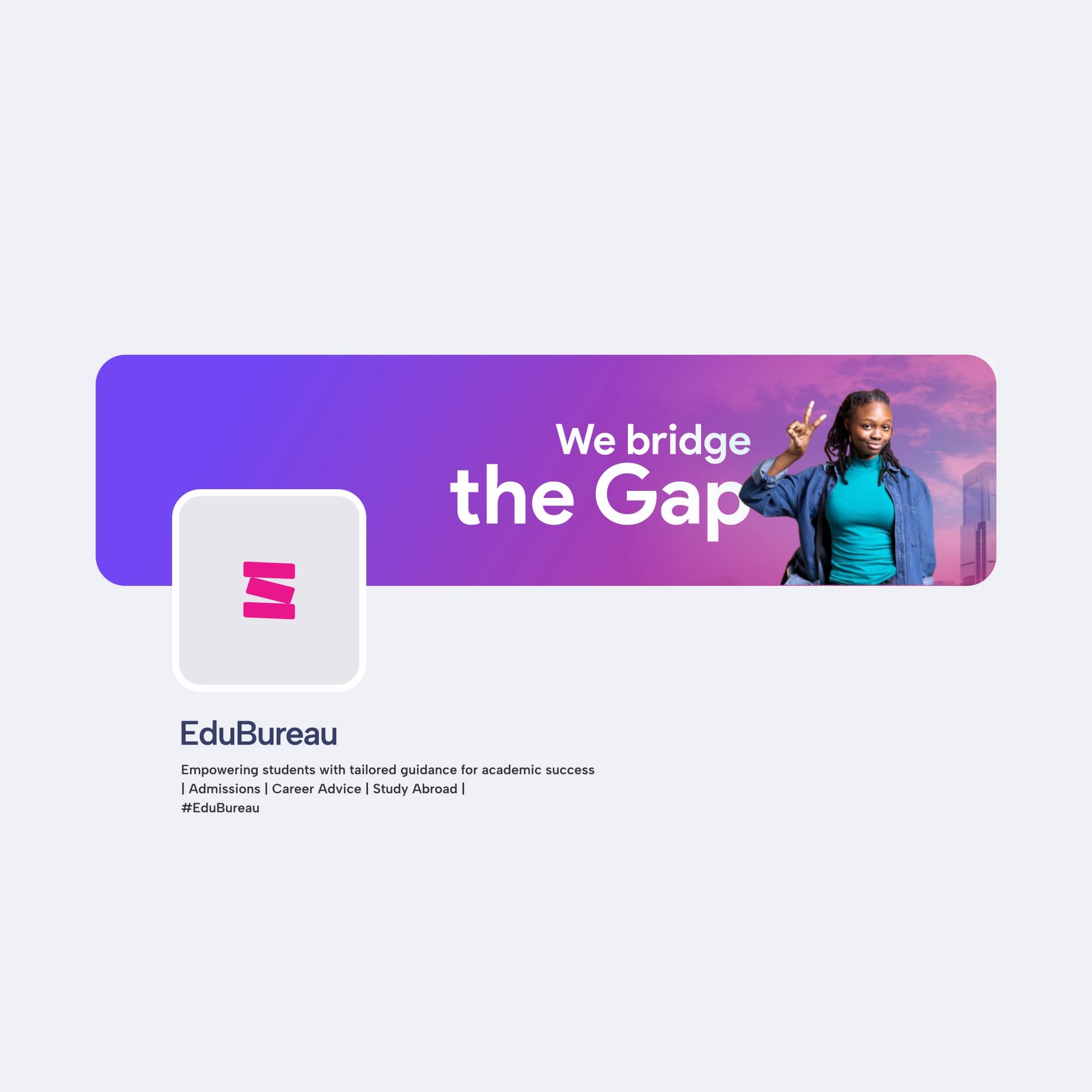 Edubureau logo and typography