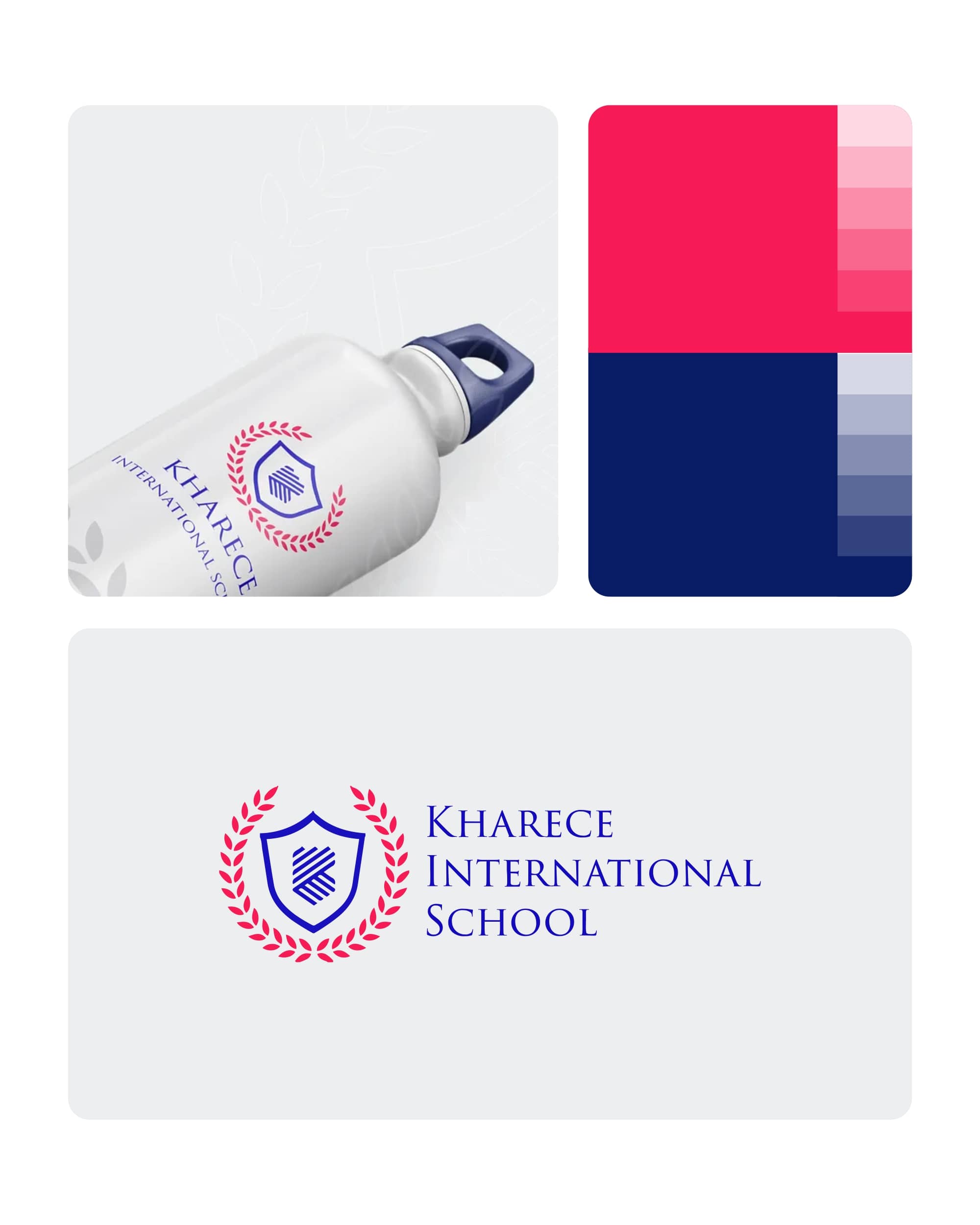 Kharece Schools logo design